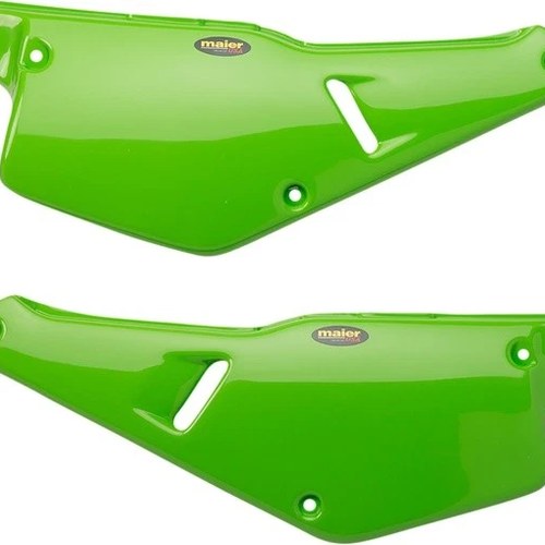 Maier Side Panels Green #209103 fits Kawasaki KLR650 1987-2007