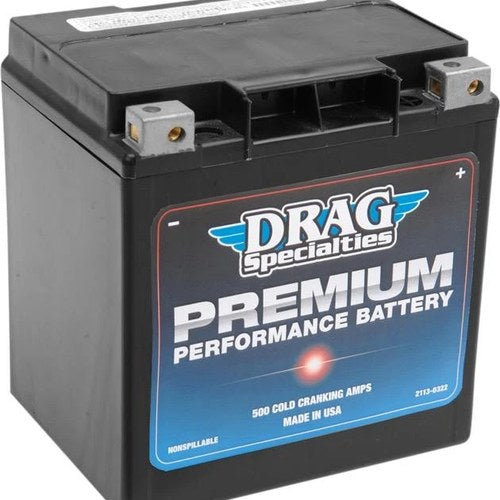 Drag Specialties Premium Performance Agm Battery Harley Davidson DRGM732GH