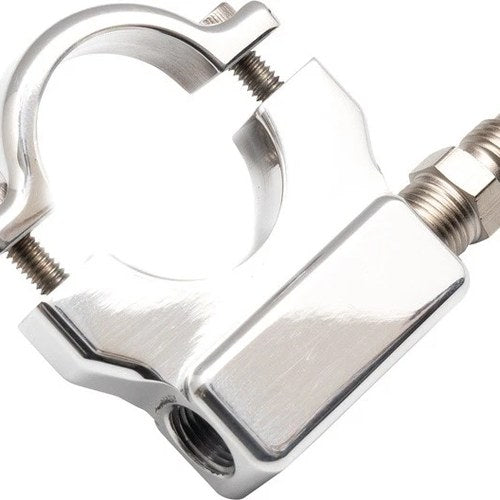 Feuling Oil Pressure Gauge Mount 1" Chrome