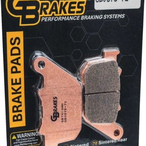GBrakes HH Sintered Brake Pads #GB0575-72 Harley Davidson Sportster