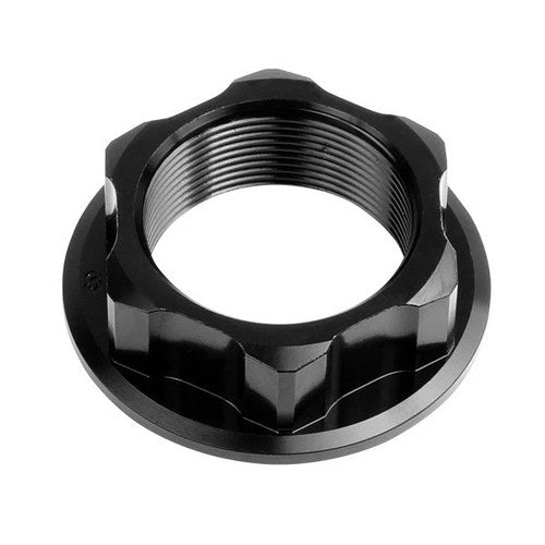 Zeta Steering Stem Nut M24 x 30-P1.0 Black for Honda Grom 125/CRF 250/CRF 1000