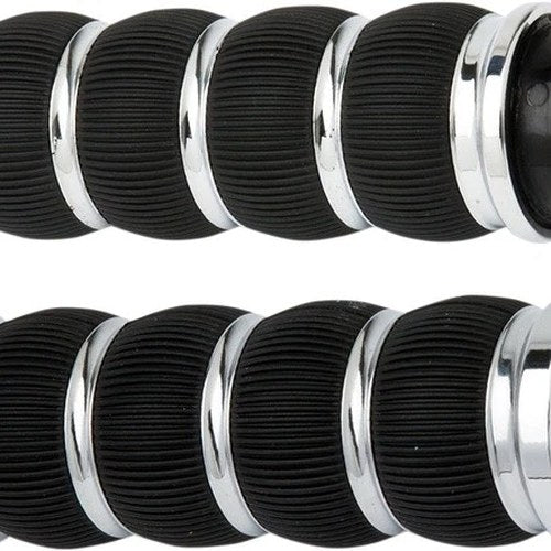 Arlen Ness Ring Leader Fusion Grips Chrome #07-312 Harley Davidson