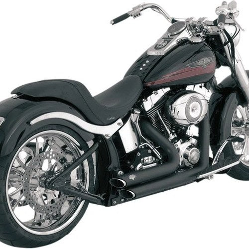 Vance & Hines Shortshots Staggered Full Exhaust System Black #47221
