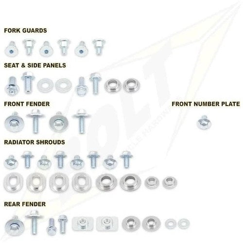 Bolt Bodywork Fastener Kit for Yamaha YZ250F 2010-2013