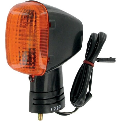 K&S DOT Turn Signal Assembly Rear Right Black Amber for Honda CB900 CBR1000/600