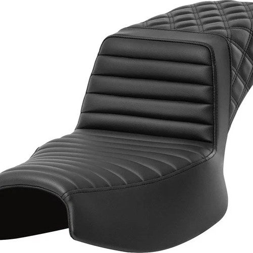 Saddlemen Step-Up LS Tuck-N-Roll Ext. Reach Seat Black #284911 Indian