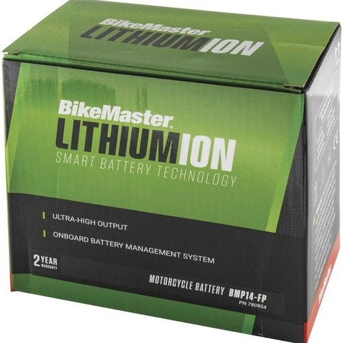 BikeMaster Lithium 2.0 Battery BMP14-FP #BMP14-FP LCD for Scooter