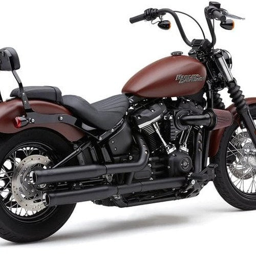 Cobra Neighbor Hater Slip-On Mufflers Black #6048B Harley Davidson