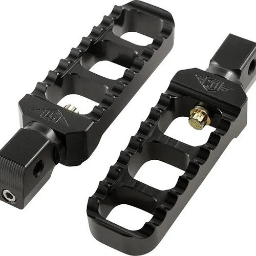 Joker Machine Serrated Narrow Passenger Footpegs Black #08-61-8B Indian Scout