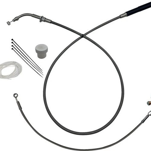 Fat Baggers EZ Install Cable/Line Kit for 14" Ape Bars Stainless #149914