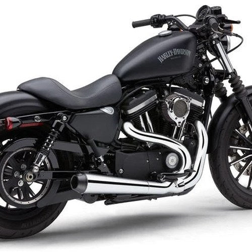 Cobra El Diablo 2-into-1 Full Exhaust System Chrome #6472 Harley Davidson