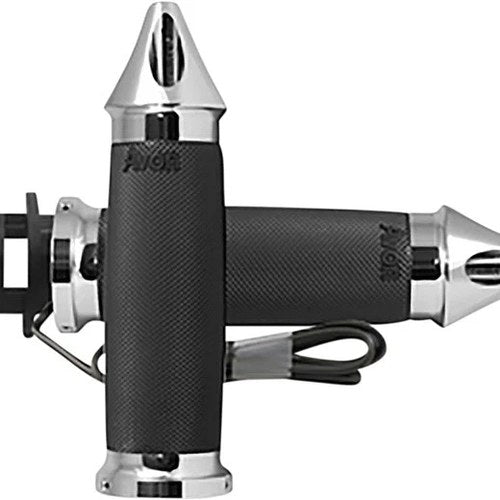Avon Spike Custom Contour Heated Grips Chrome Indian Chieftain/Chief