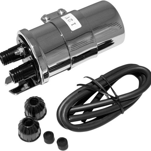 Emgo Universal Ignition Coil 12V 3.9Ohm Dual Lead Chrome