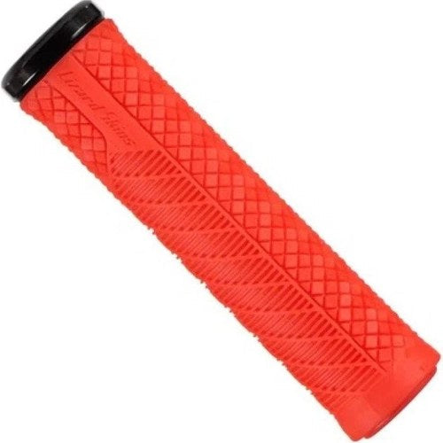 Lizard Skins Single-Clamp Lock-On Charger Evo Grips Fire Red