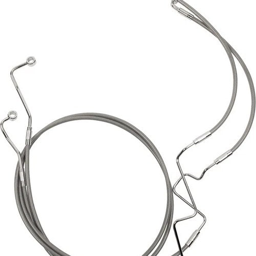 Magnum XR Lower Brake Line Stainless Steel/Chrome Harley Davidson Electra Glide