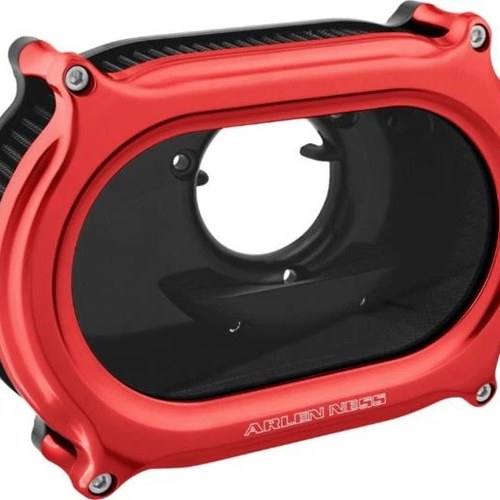 Arlen Ness Stage II Method Air Cleaner Kit Red #600-204 Harley Davidson