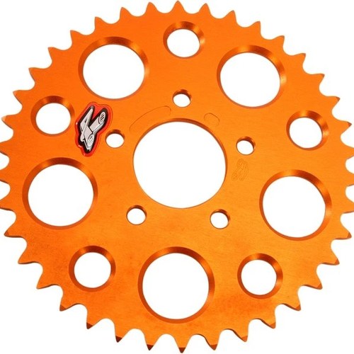 Renthal 415 Ultralight Aluminum Rear Sprocket 40T Orange 480--415-40P-OR