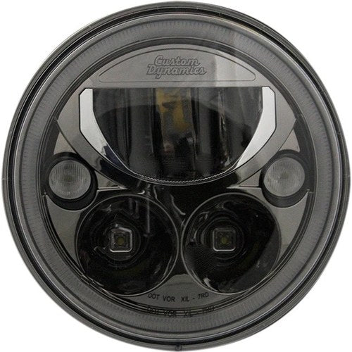 Custom Dynamics TruBEAM LED Headlight with Black Reflector