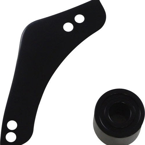Arlen Ness Inverted/Method/Sidekick Breather Cover Plate Right Black #600-054