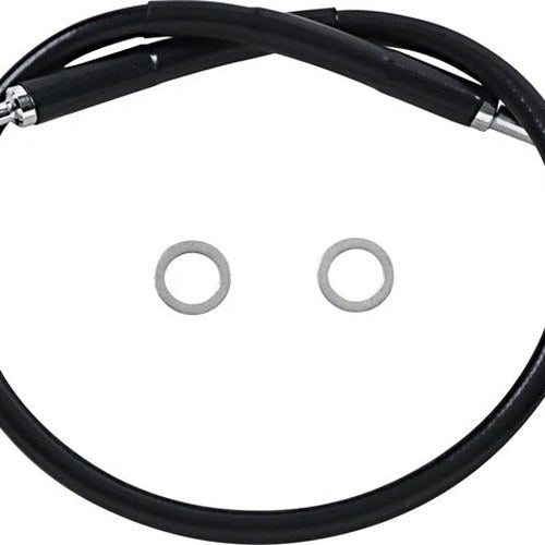 DS Black Vinyl Front Upper ABS Brake Line Kit 21-1/2" Black #212125