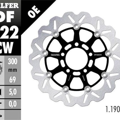 Galfer Floating Wave Front Brake Rotor for Suzuki Gsxr 600/750/1000