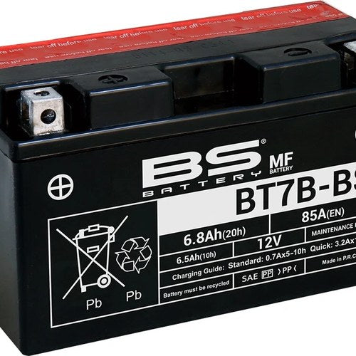 BS Battery Maintenance Free Battery BT7B-BS for Yamaha YW125 Zuma 125 2009-2015