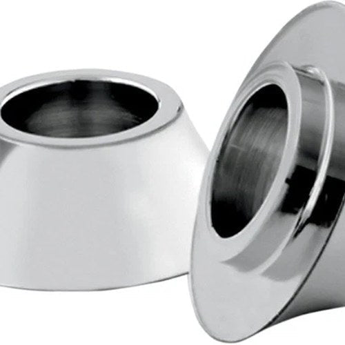 RC Components Tapered Front Axle Spacers Chrome #HD-SPCR-2C Harley Davidson