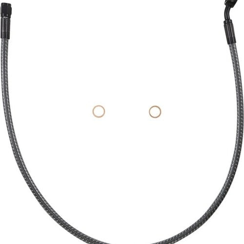 Magnum Designer Series DOT ABS Upper Front Brake Line Karbon Fiber #AS77126