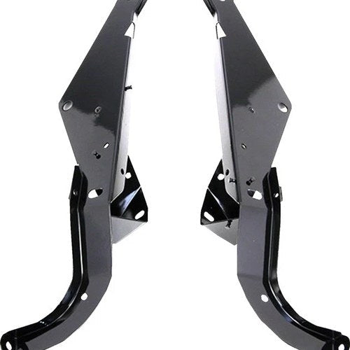 Drag Specialties Outer Batwing Fairing Brackets Black #264591 Harley Davidson