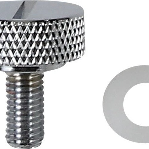DS Seat Knob Slotted 1/4"-28 Chrome