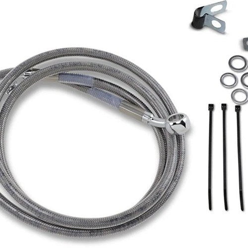 DS Braided Brake Line Kit Front +10" Harley Davidson Softail