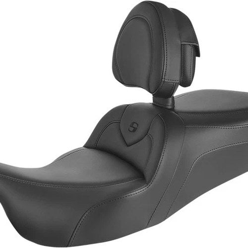 Saddlemen RoadSofa Seat With Backrest #284523 Harley Davidson