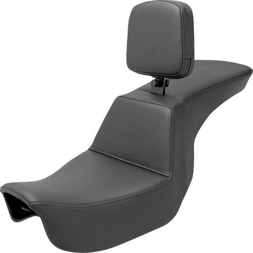 Saddlemen Tour Step-Up Seat With Backrest #284613 Harley Davidson Dyna