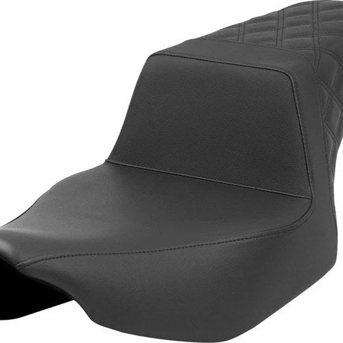 Saddlemen Step-Up LS Ext. Reach Seat R. Lattice Stitch Black #284894