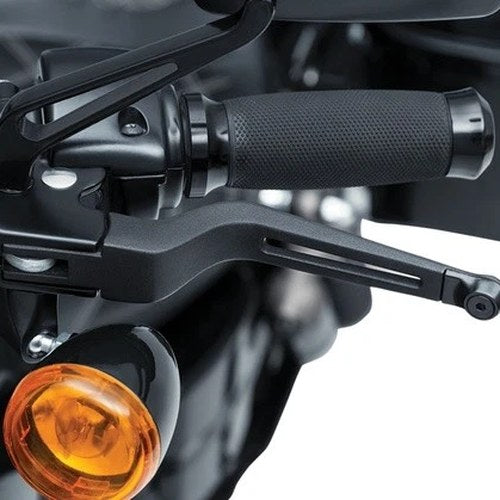 Kuryakyn Dillinger Lever Set Satin Black #6682 Harley Davidson