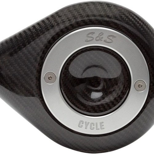 S&S Replacement Stealth Carbon Fiber Teardrop Air Cleaner Cover