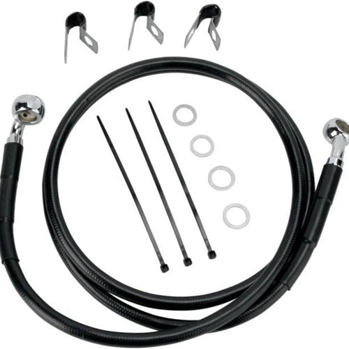 DS Vinyl Brake Line Kit Front +10" Harley Davidson Heritage Softail/FatBoy