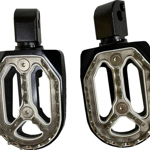 Drag Specialties Qualifier Passenger Footpegs Black #264630 Harley Davidson