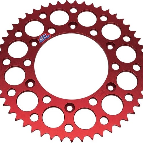Renthal 520 Ultralight Aluminum Rear Sprocket 48T Red #154U-520-48GRRD for Honda