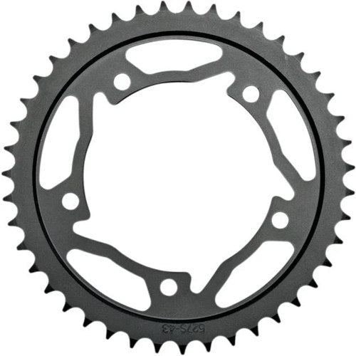 Vortex Steel Rear Sprocket 43T 530 Black #527S-43 for Suzuki/Triumph
