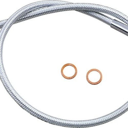 Magnum Designer Series DOT ABS Upper Front Brake Line Sterling Chromite AS378122