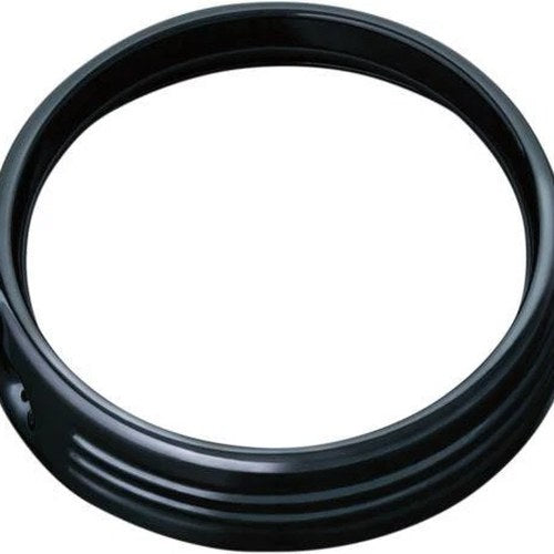 Kuryakyn 7" Headlight Trim Ring Black #6916 Harley Davidson