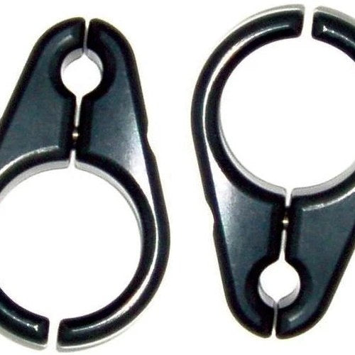 Modquad 1" Billet Brake Line Clamps 5/16in Black