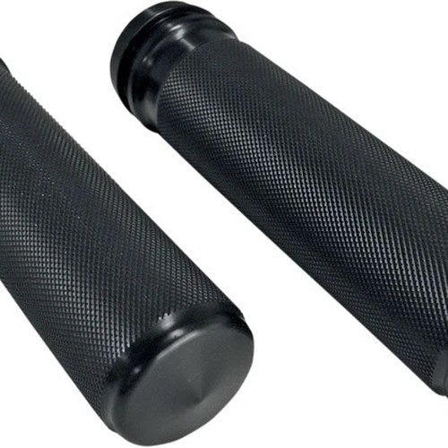 Joker Machine Sensor Type Grips Knurled Black #03-89BLK Harley Davidson