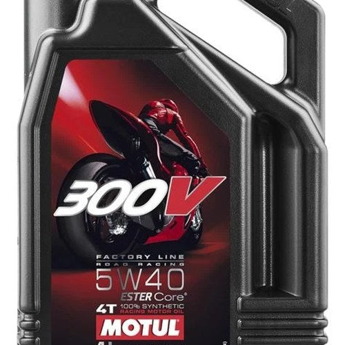 Motul 300V Synthetic 4T Motor Oil 5W-40 4 Liter