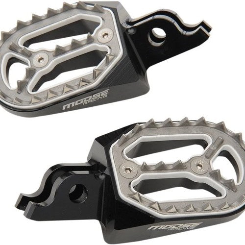 Moose Qualifier Footpegs Black #242099 for Yamaha PW50 Y-Zinger/PW80 Y-Zinger