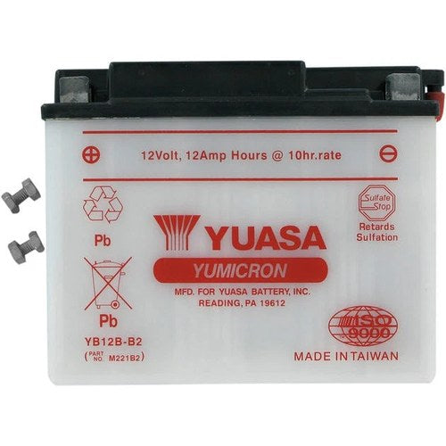 Yuasa YuMicron Battery YB12B-B2 for Suzuki/Yamaha GS450/GS300/Big Wheel