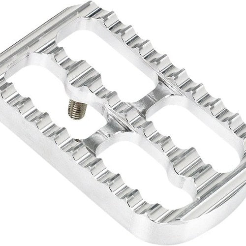 Joker Machine Serrated Brake Pedal Raw #08-641 Harley Davidson