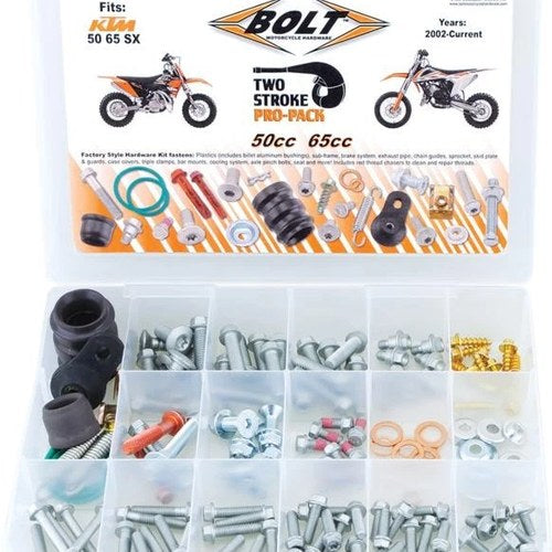 Bolt Motorcycle Hardware Pro Pack KTM 50-65CC #EUPP-50/65 KTM