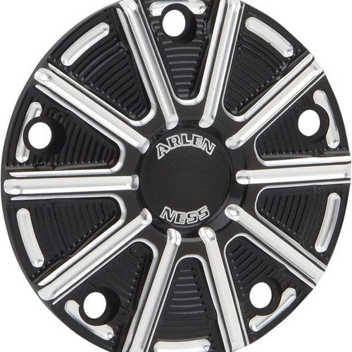 Arlen Ness 10-Gauge Points Cover Machined Black #700-026 Harley Davidson